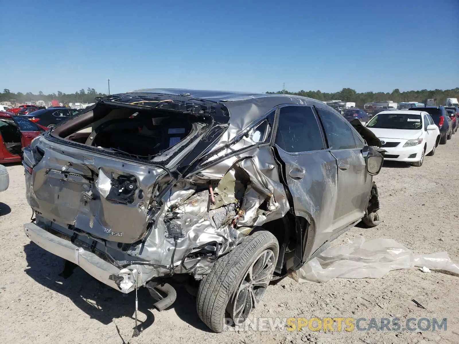 4 Photograph of a damaged car 2T2ZZMCA1KC121987 LEXUS RX350 2019