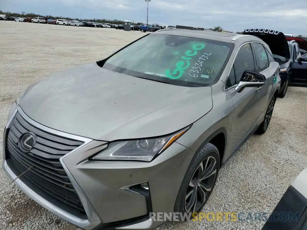 2 Photograph of a damaged car 2T2ZZMCA1KC122279 LEXUS RX350 2019