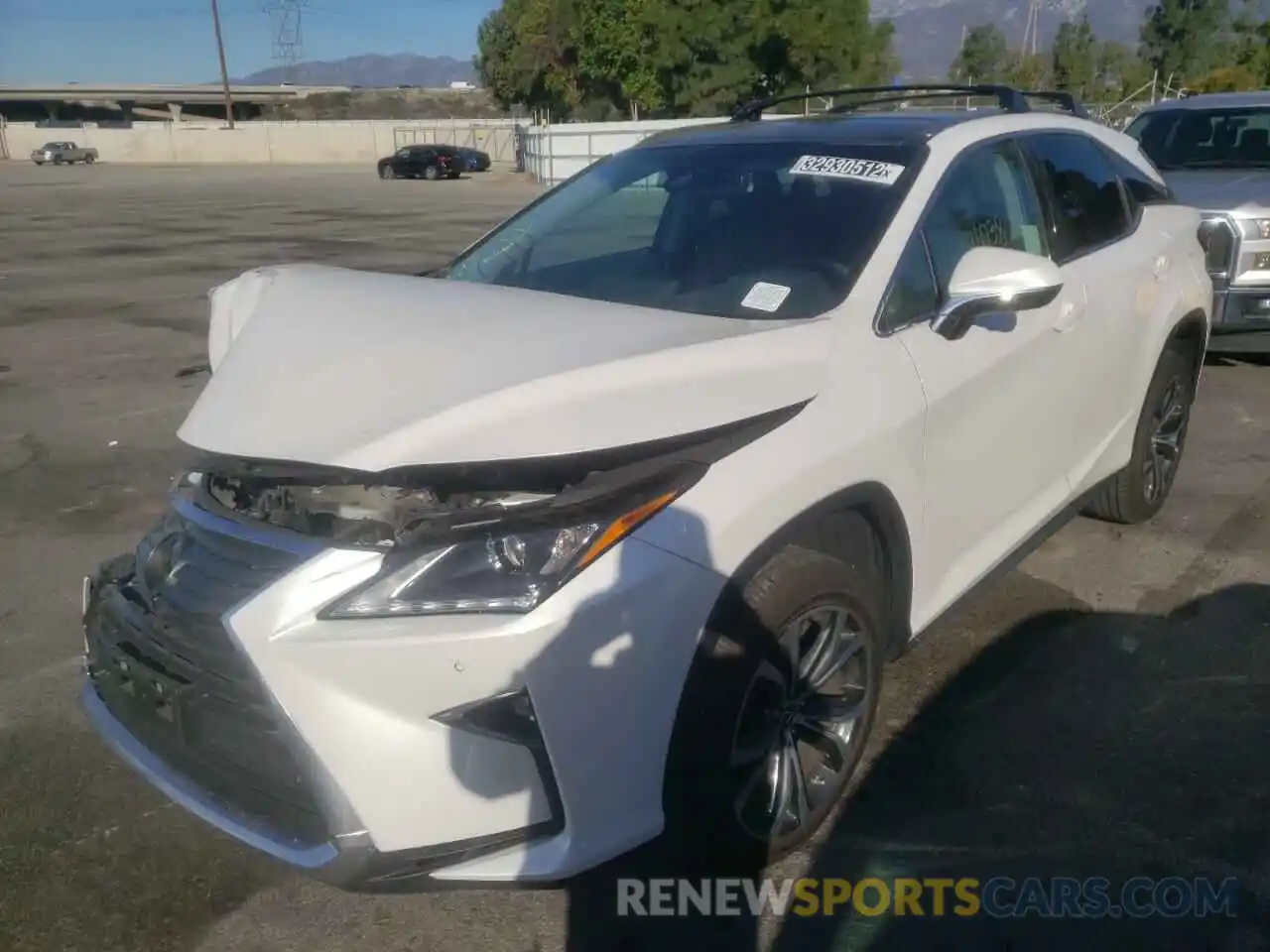 2 Photograph of a damaged car 2T2ZZMCA1KC135596 LEXUS RX350 2019