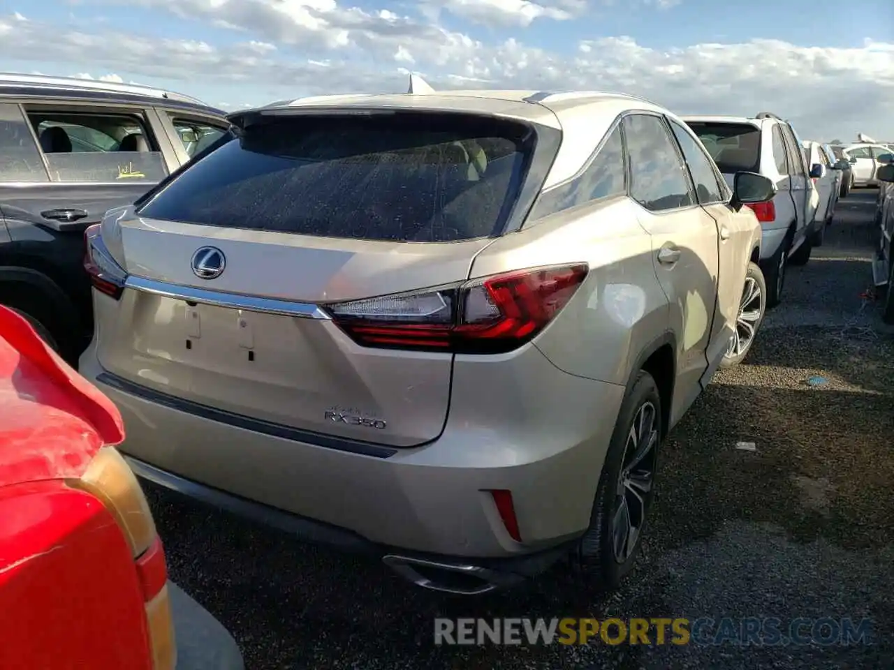 4 Photograph of a damaged car 2T2ZZMCA1KC147943 LEXUS RX350 2019