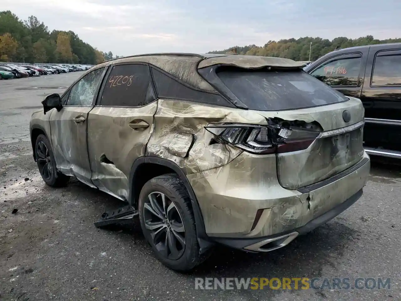 3 Photograph of a damaged car 2T2ZZMCA2KC119407 LEXUS RX350 2019