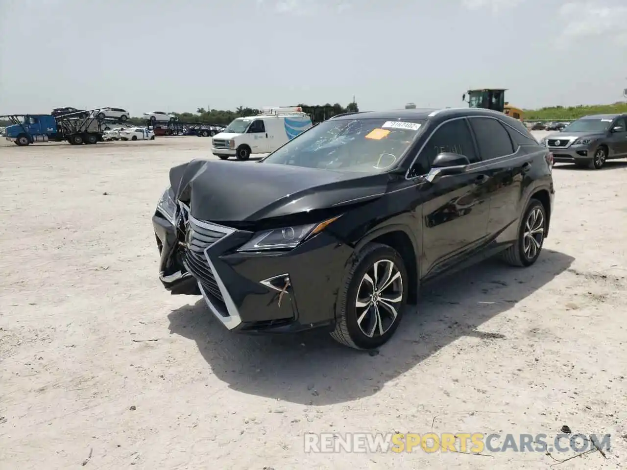 2 Photograph of a damaged car 2T2ZZMCA2KC120928 LEXUS RX350 2019