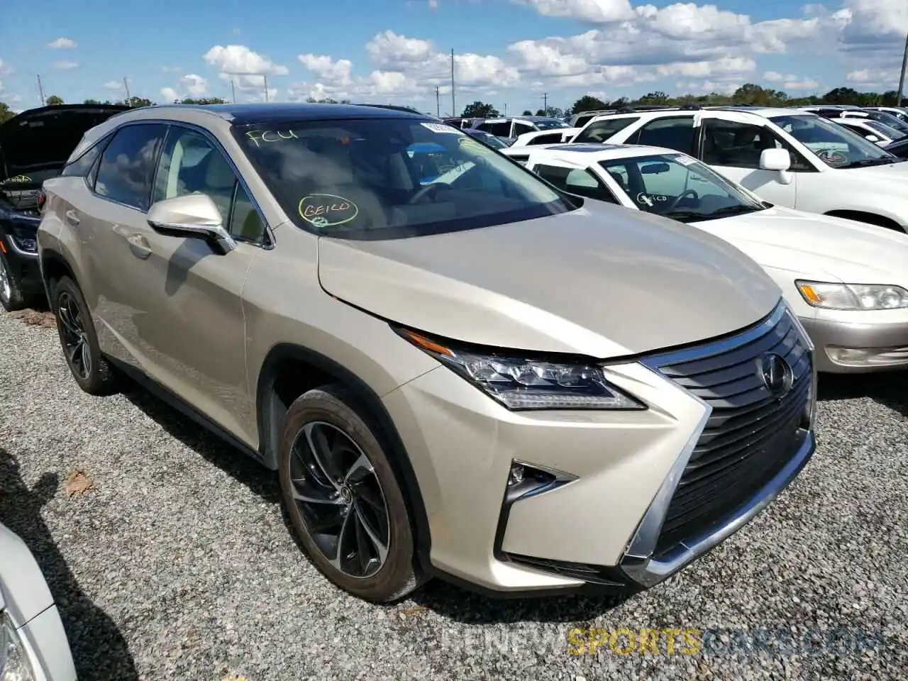 1 Photograph of a damaged car 2T2ZZMCA2KC138877 LEXUS RX350 2019