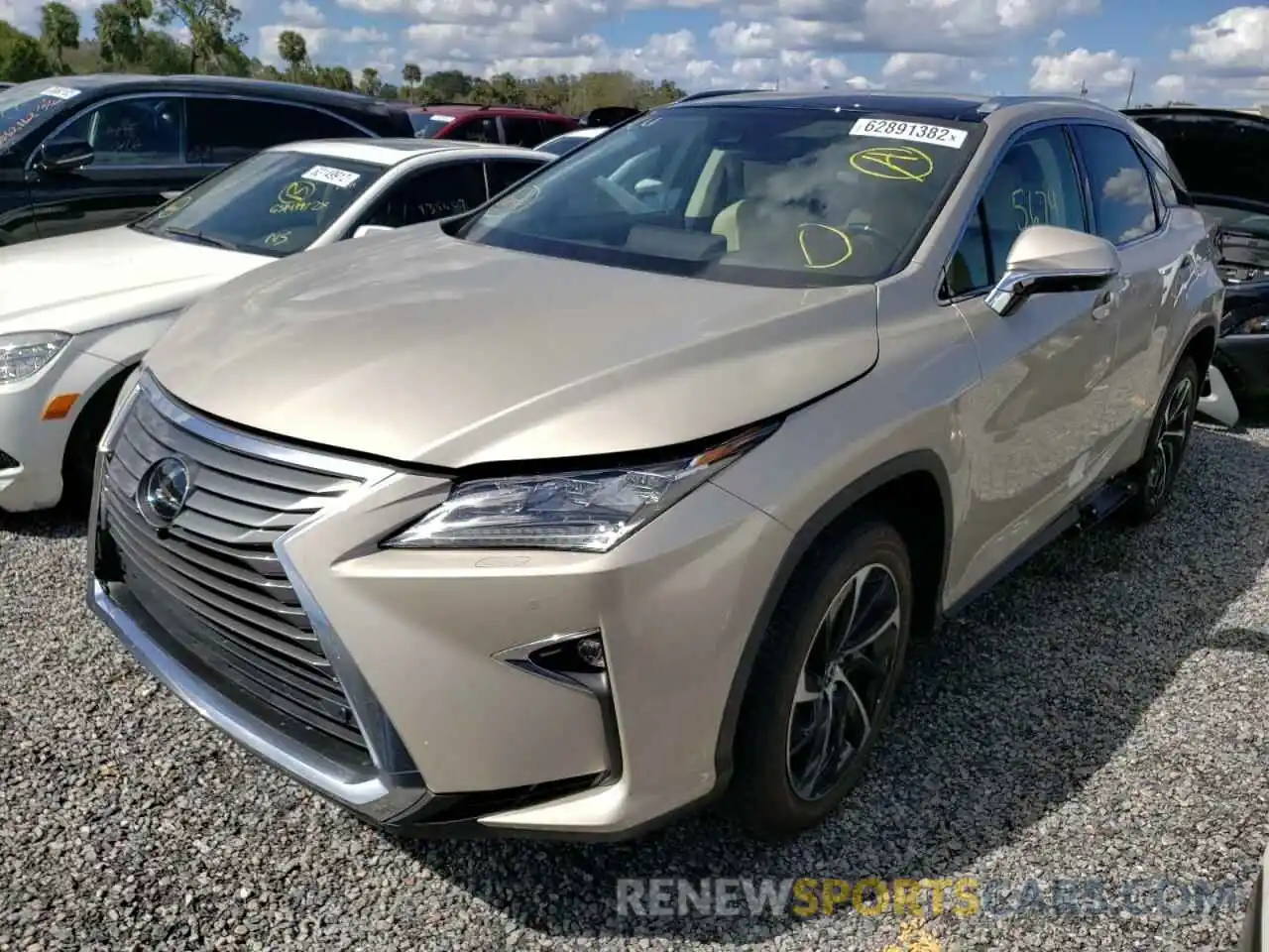 2 Photograph of a damaged car 2T2ZZMCA2KC138877 LEXUS RX350 2019