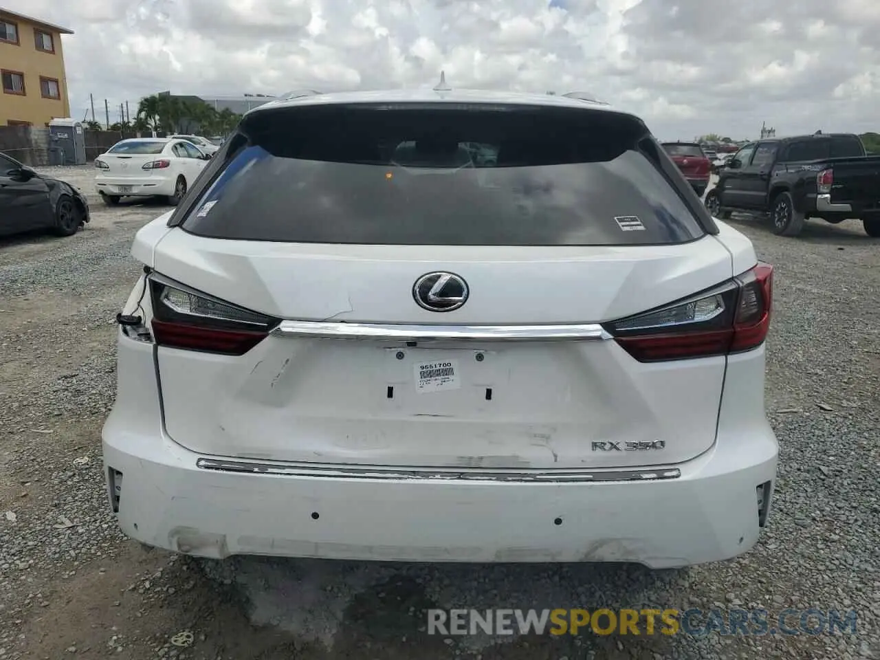 6 Photograph of a damaged car 2T2ZZMCA2KC150558 LEXUS RX350 2019