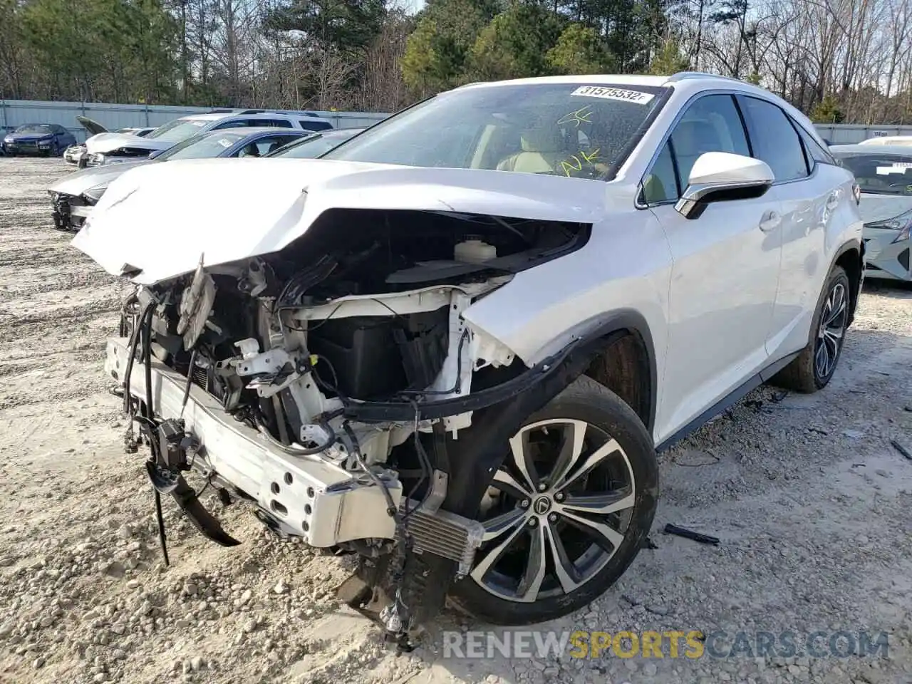 2 Photograph of a damaged car 2T2ZZMCA3KC121148 LEXUS RX350 2019