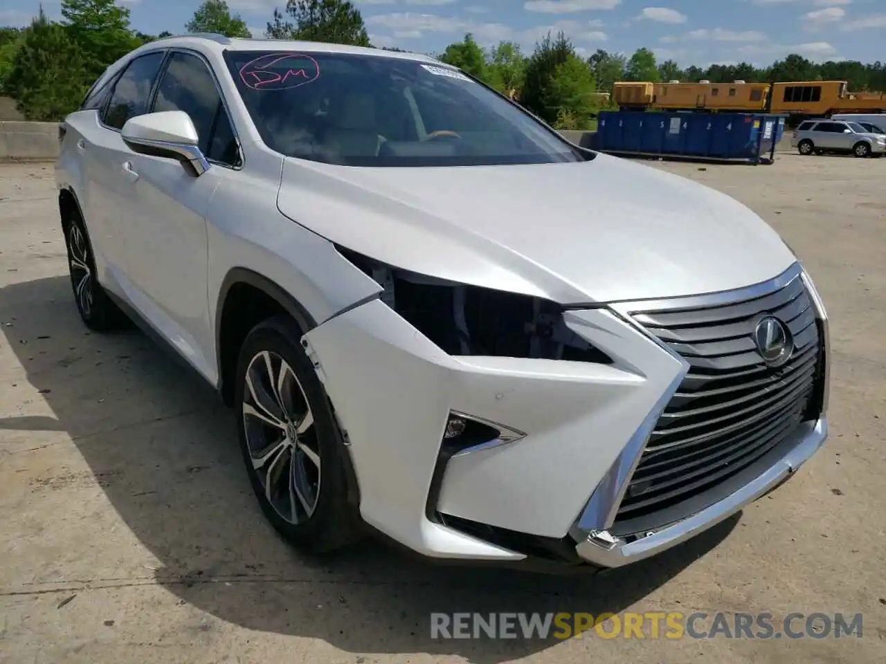 1 Photograph of a damaged car 2T2ZZMCA3KC121912 LEXUS RX350 2019