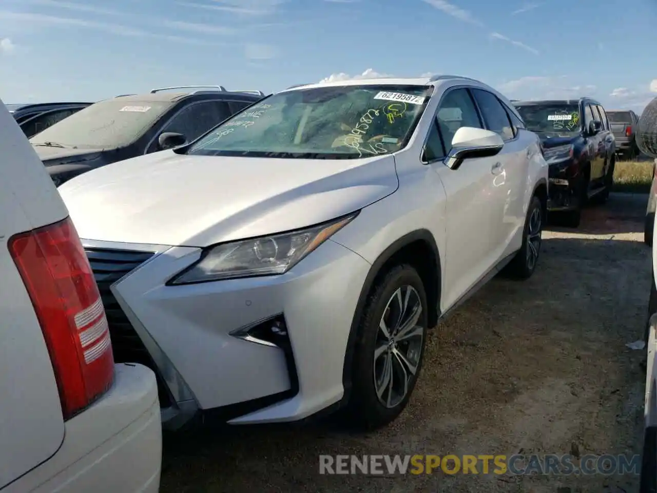 2 Photograph of a damaged car 2T2ZZMCA3KC123272 LEXUS RX350 2019