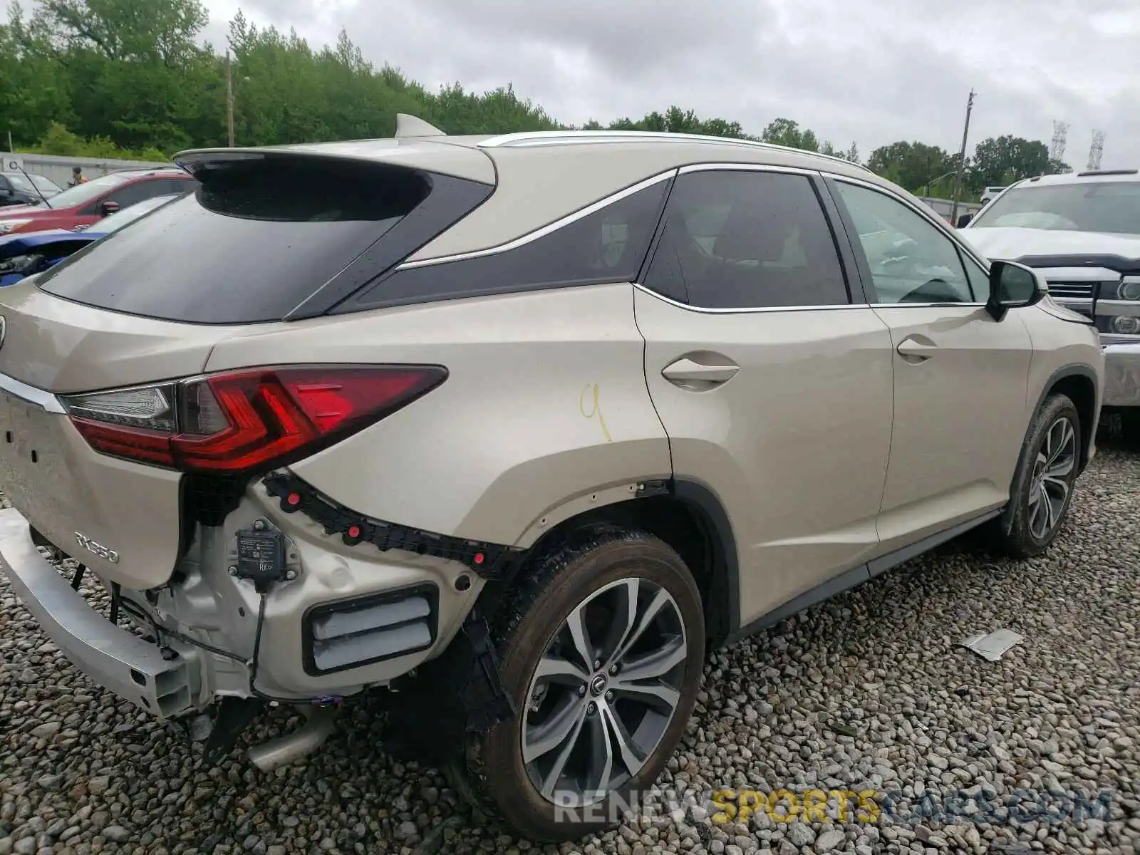 4 Photograph of a damaged car 2T2ZZMCA3KC125510 LEXUS RX350 2019