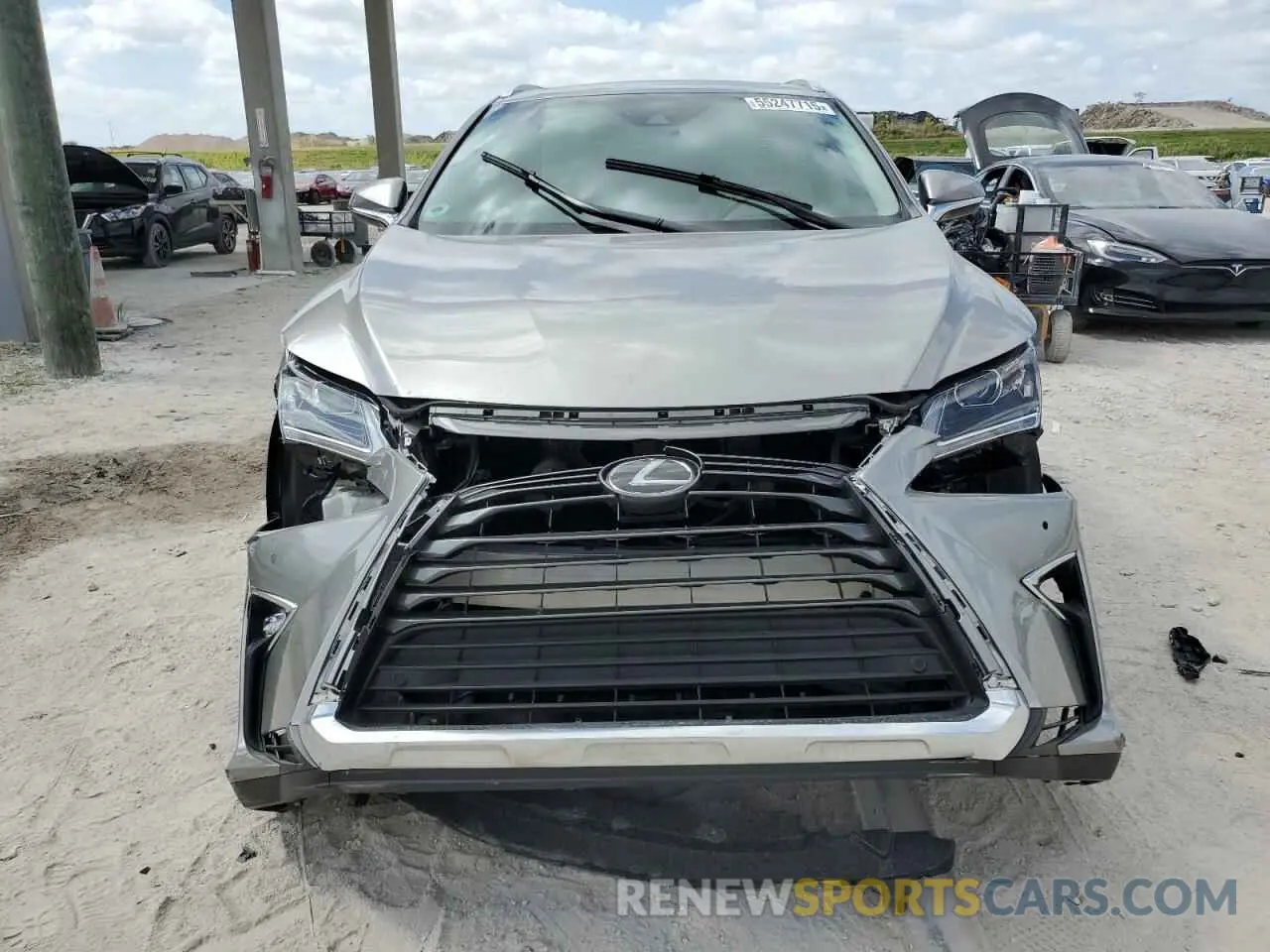5 Photograph of a damaged car 2T2ZZMCA3KC127273 LEXUS RX350 2019