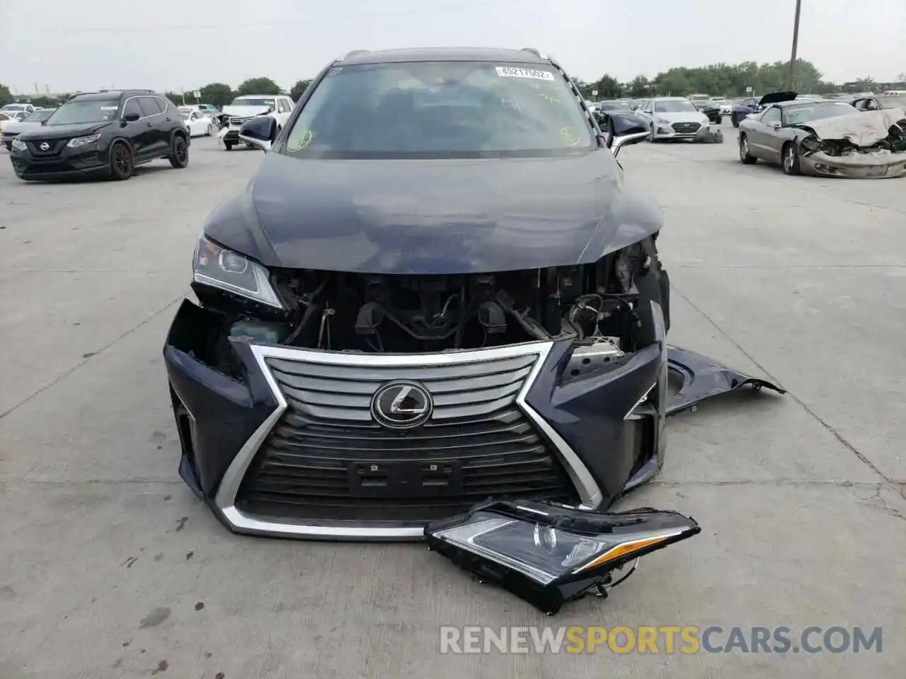 9 Photograph of a damaged car 2T2ZZMCA3KC134529 LEXUS RX350 2019