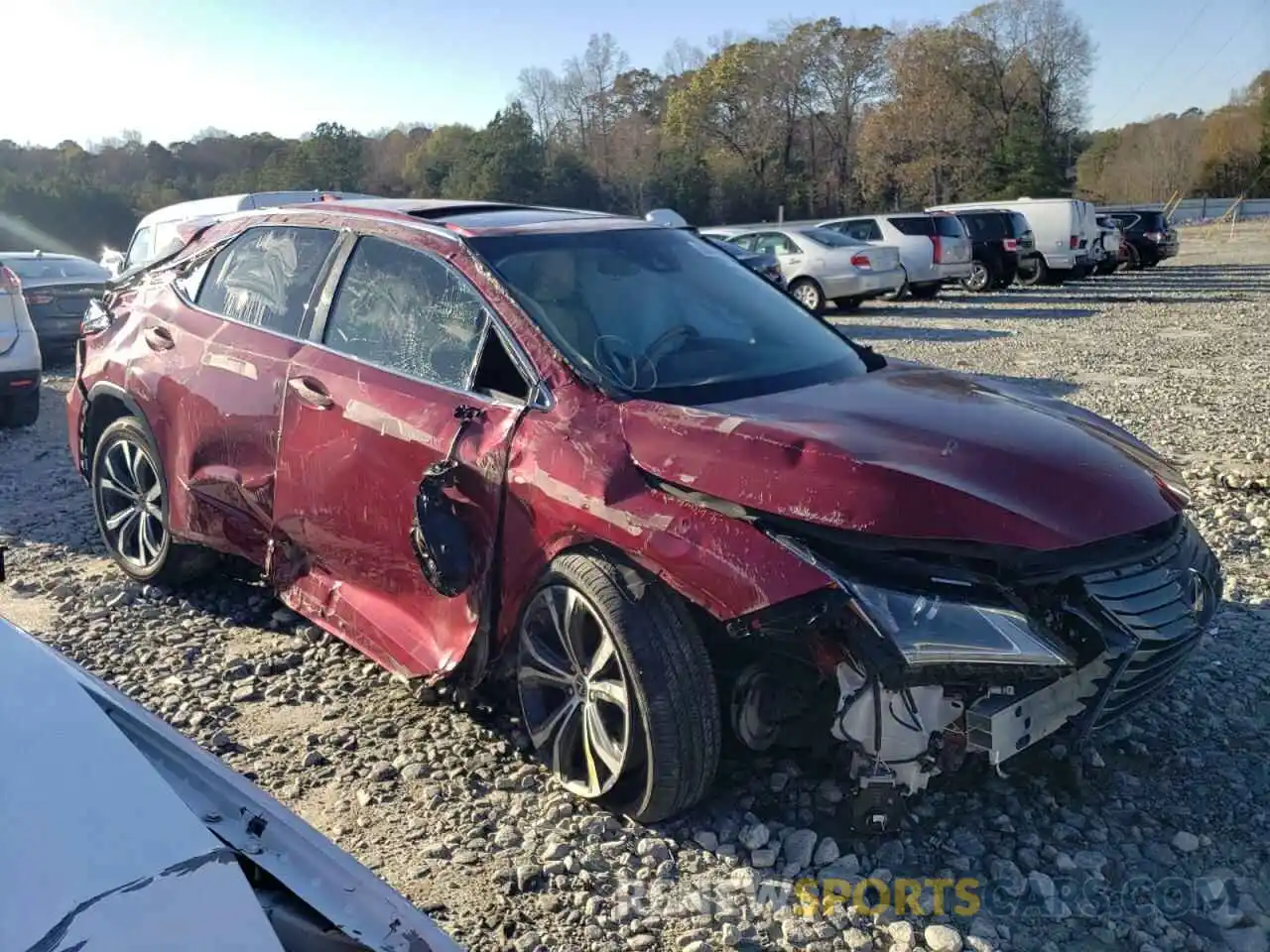 1 Photograph of a damaged car 2T2ZZMCA3KC144042 LEXUS RX350 2019