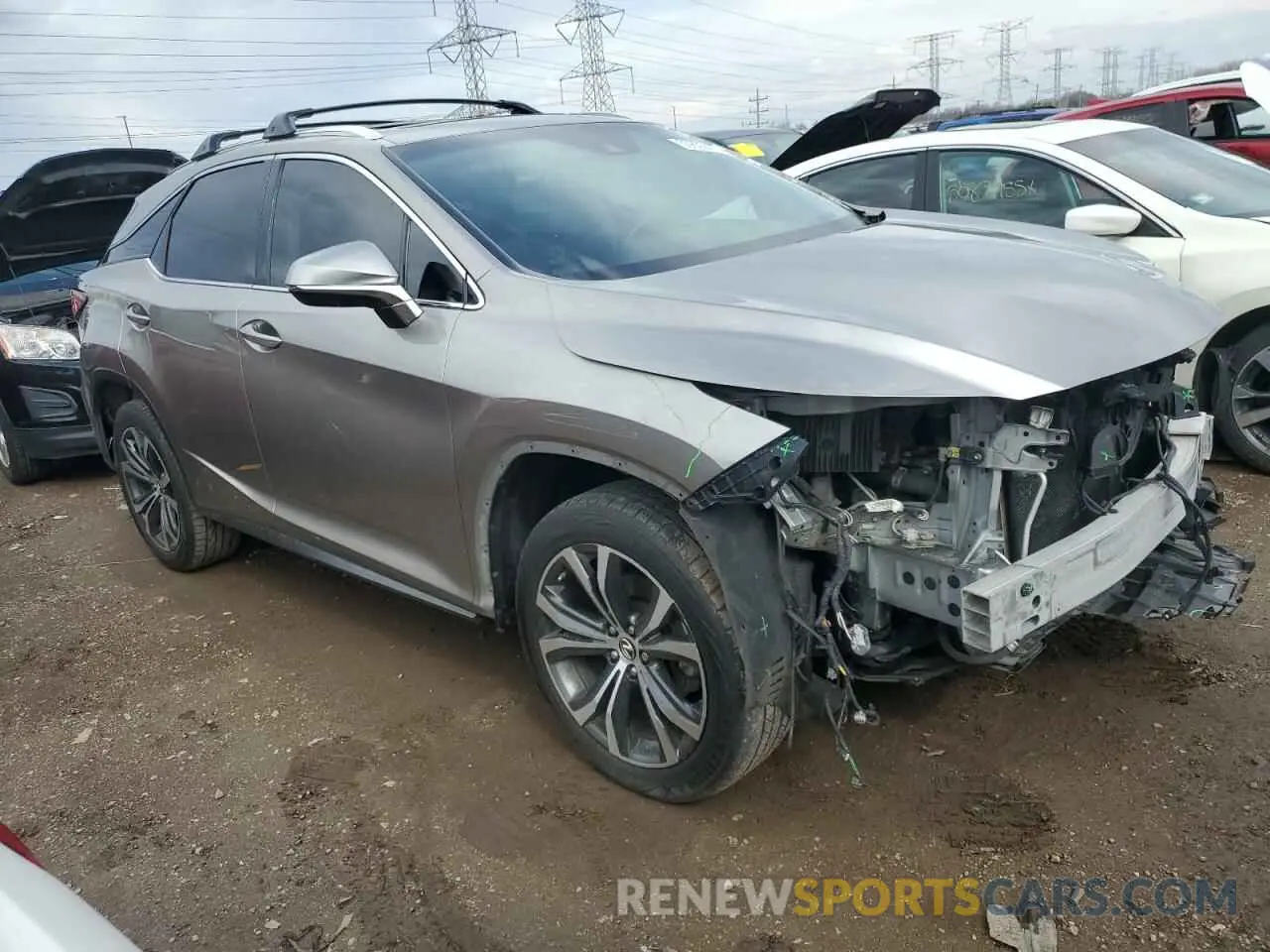 4 Photograph of a damaged car 2T2ZZMCA3KC151282 LEXUS RX350 2019