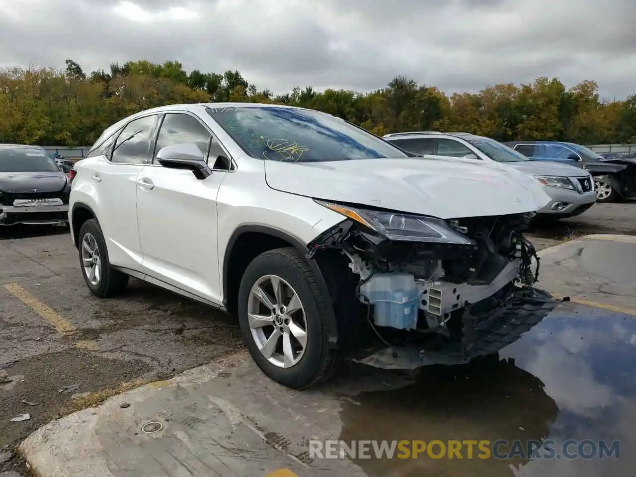 1 Photograph of a damaged car 2T2ZZMCA4KC117870 LEXUS RX350 2019