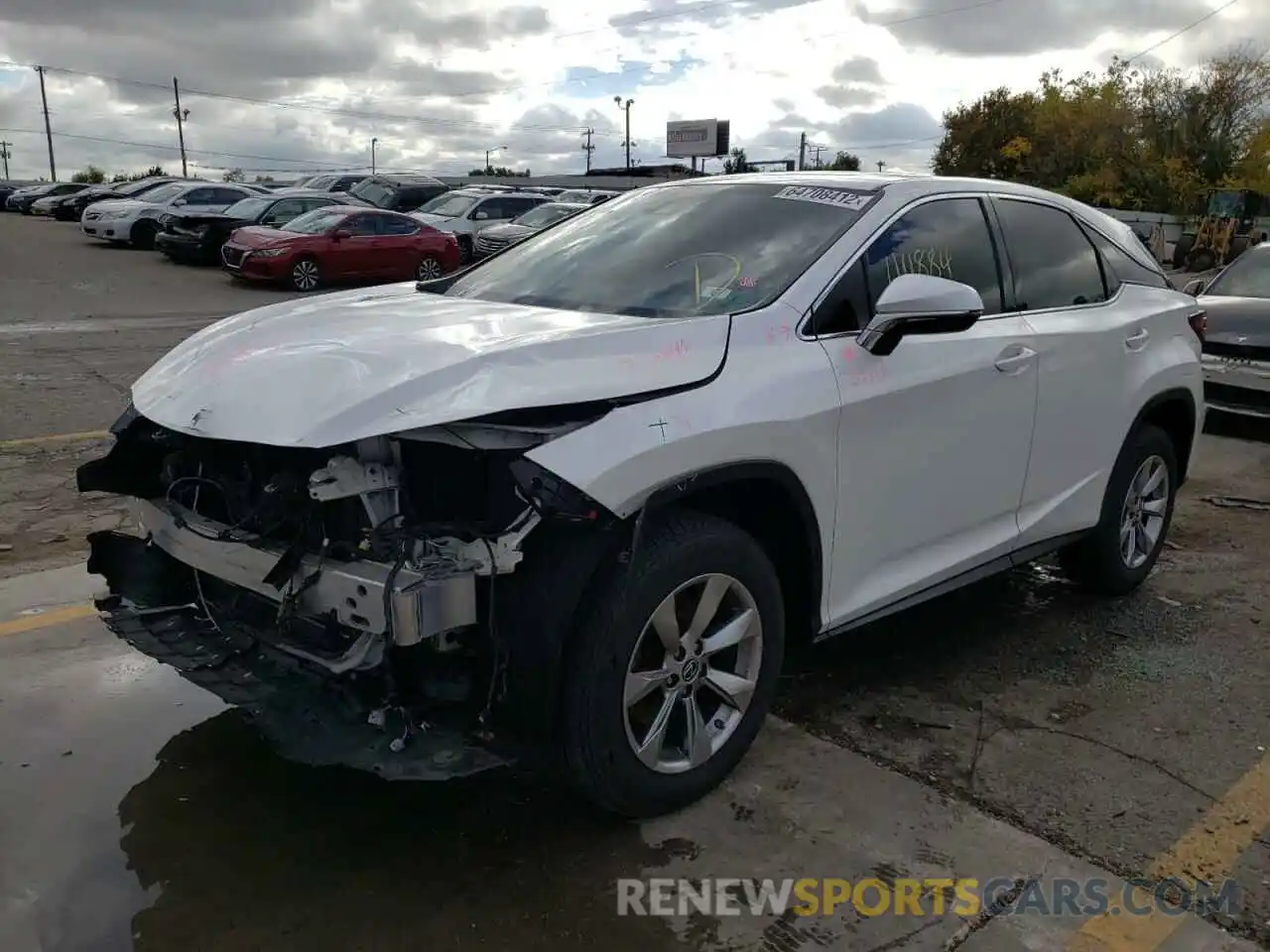 2 Photograph of a damaged car 2T2ZZMCA4KC117870 LEXUS RX350 2019