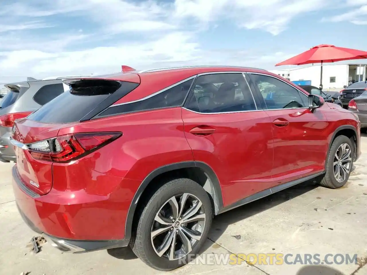 3 Photograph of a damaged car 2T2ZZMCA4KC118386 LEXUS RX350 2019