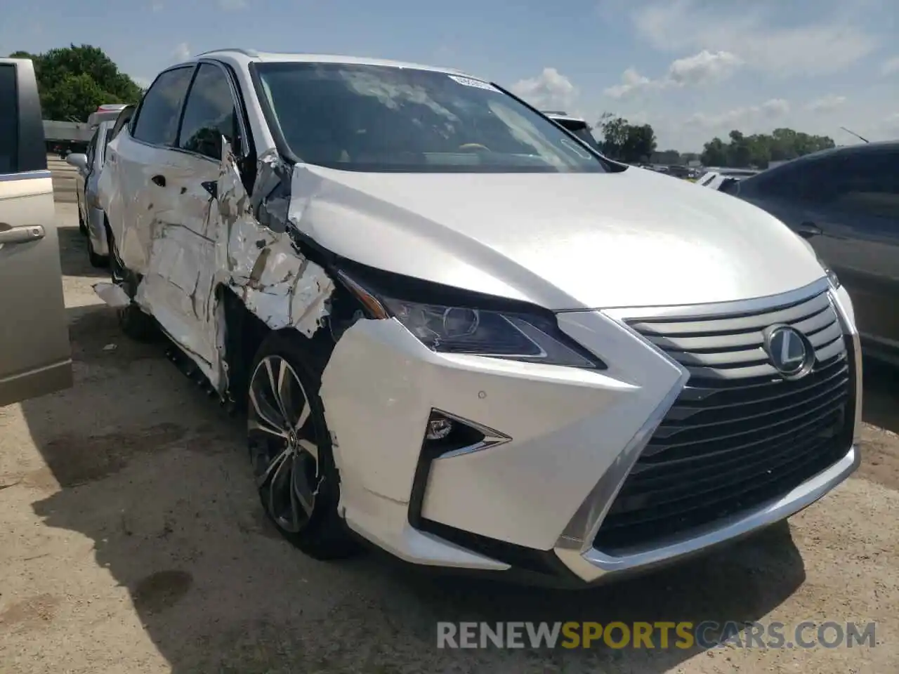 1 Photograph of a damaged car 2T2ZZMCA4KC129663 LEXUS RX350 2019