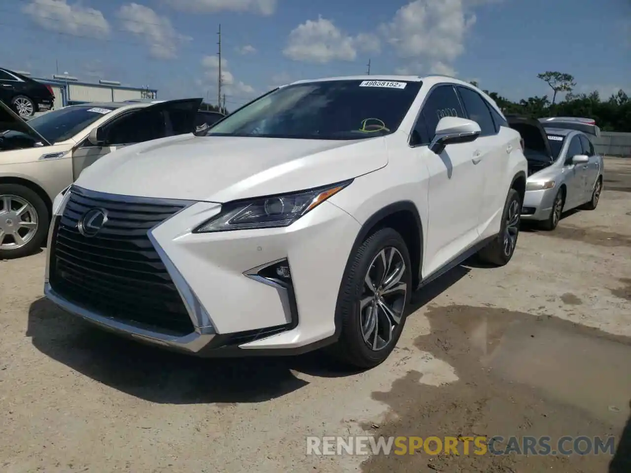 2 Photograph of a damaged car 2T2ZZMCA4KC129663 LEXUS RX350 2019