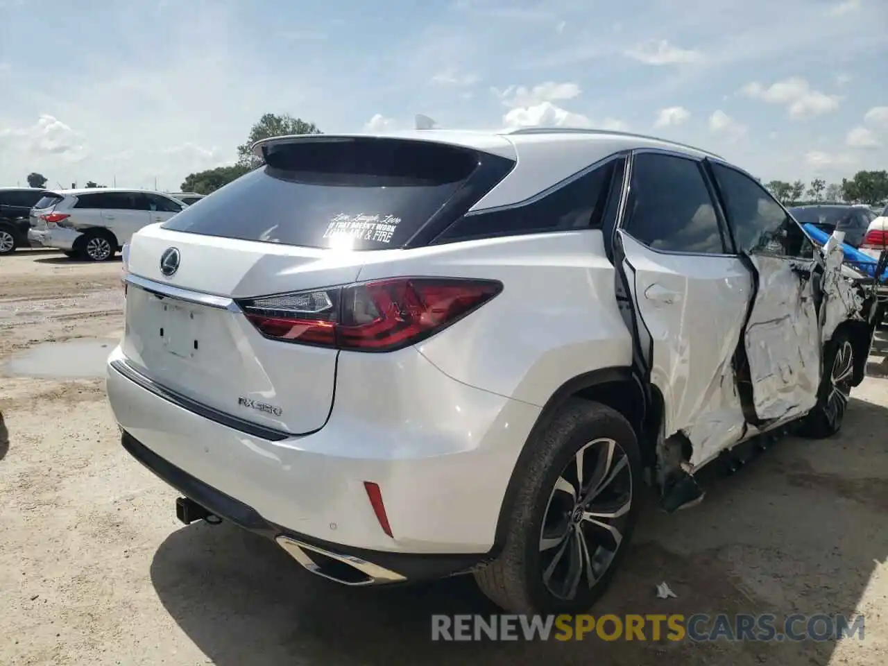 4 Photograph of a damaged car 2T2ZZMCA4KC129663 LEXUS RX350 2019