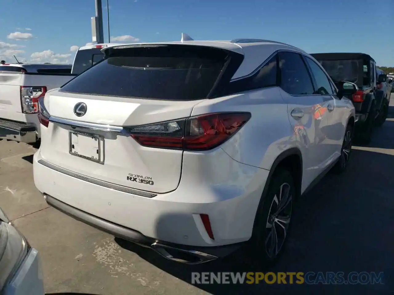 4 Photograph of a damaged car 2T2ZZMCA4KC132451 LEXUS RX350 2019