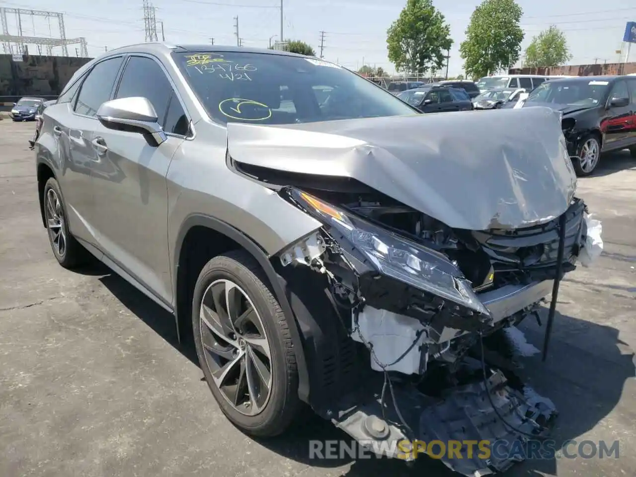 1 Photograph of a damaged car 2T2ZZMCA4KC148097 LEXUS RX350 2019