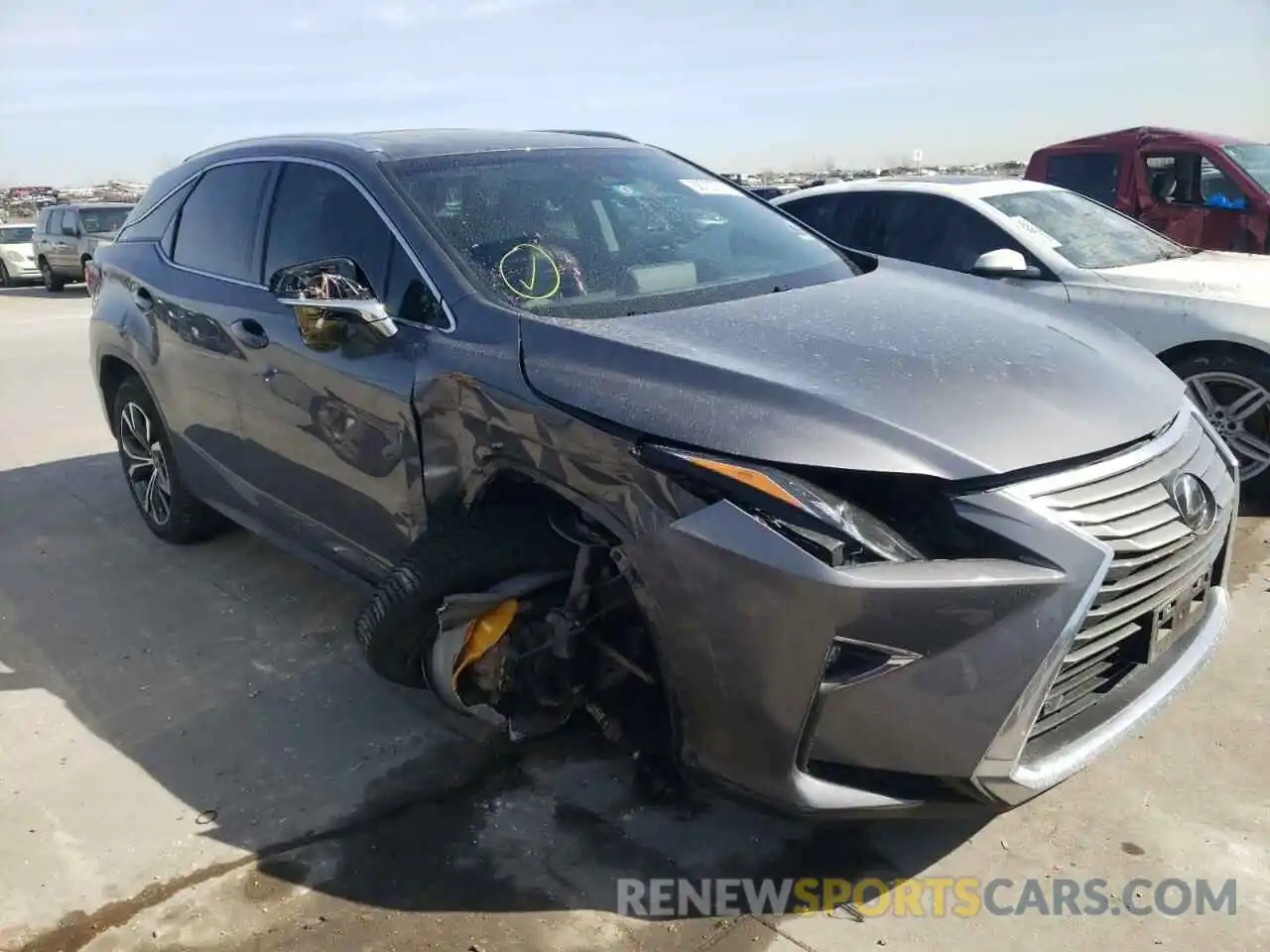 1 Photograph of a damaged car 2T2ZZMCA5KC121054 LEXUS RX350 2019