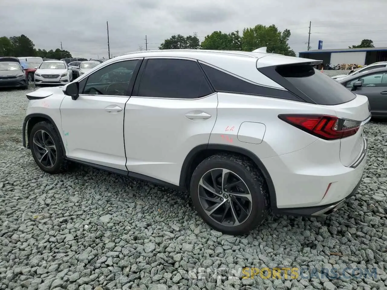2 Photograph of a damaged car 2T2ZZMCA5KC126223 LEXUS RX350 2019