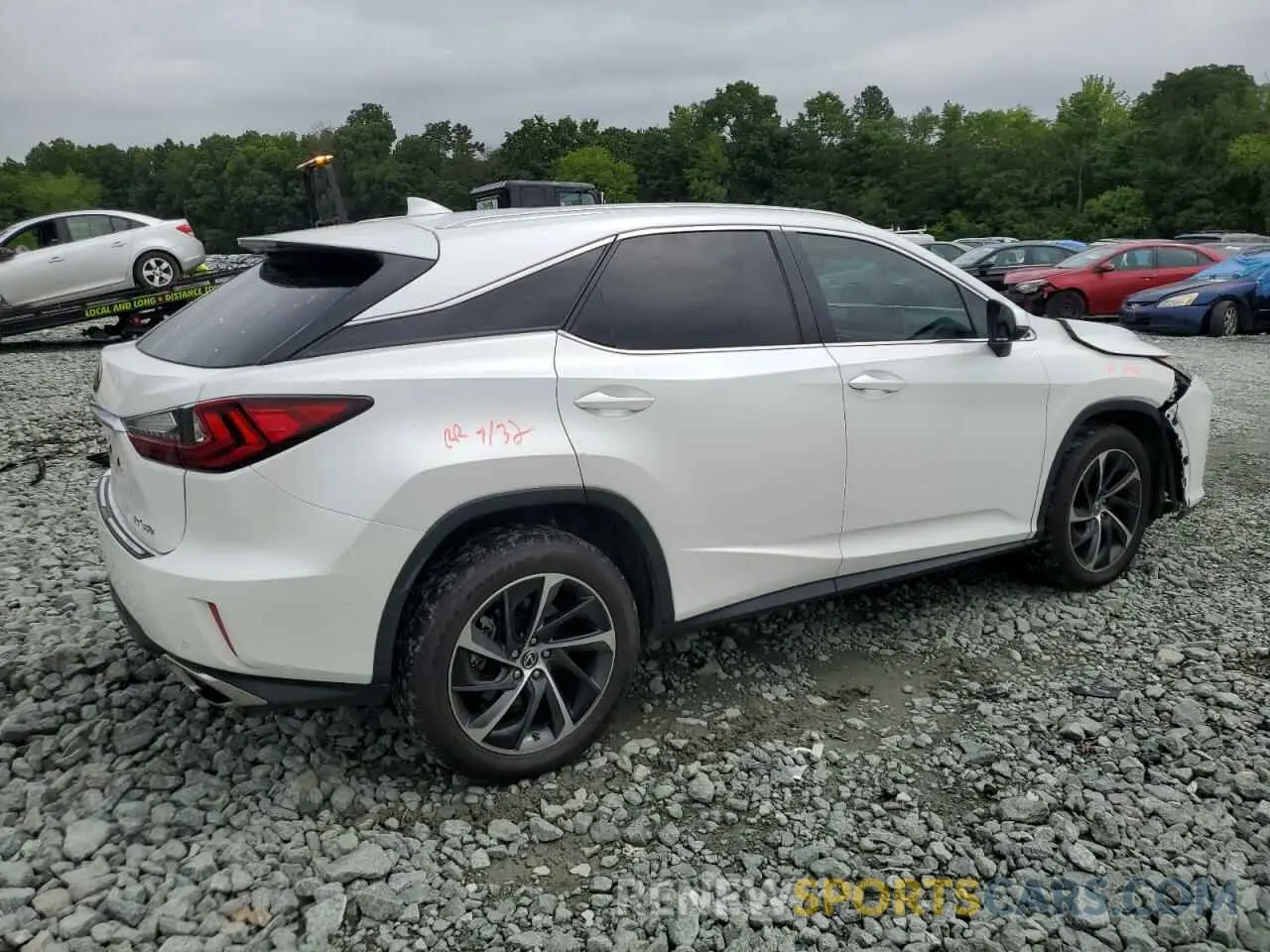 3 Photograph of a damaged car 2T2ZZMCA5KC126223 LEXUS RX350 2019