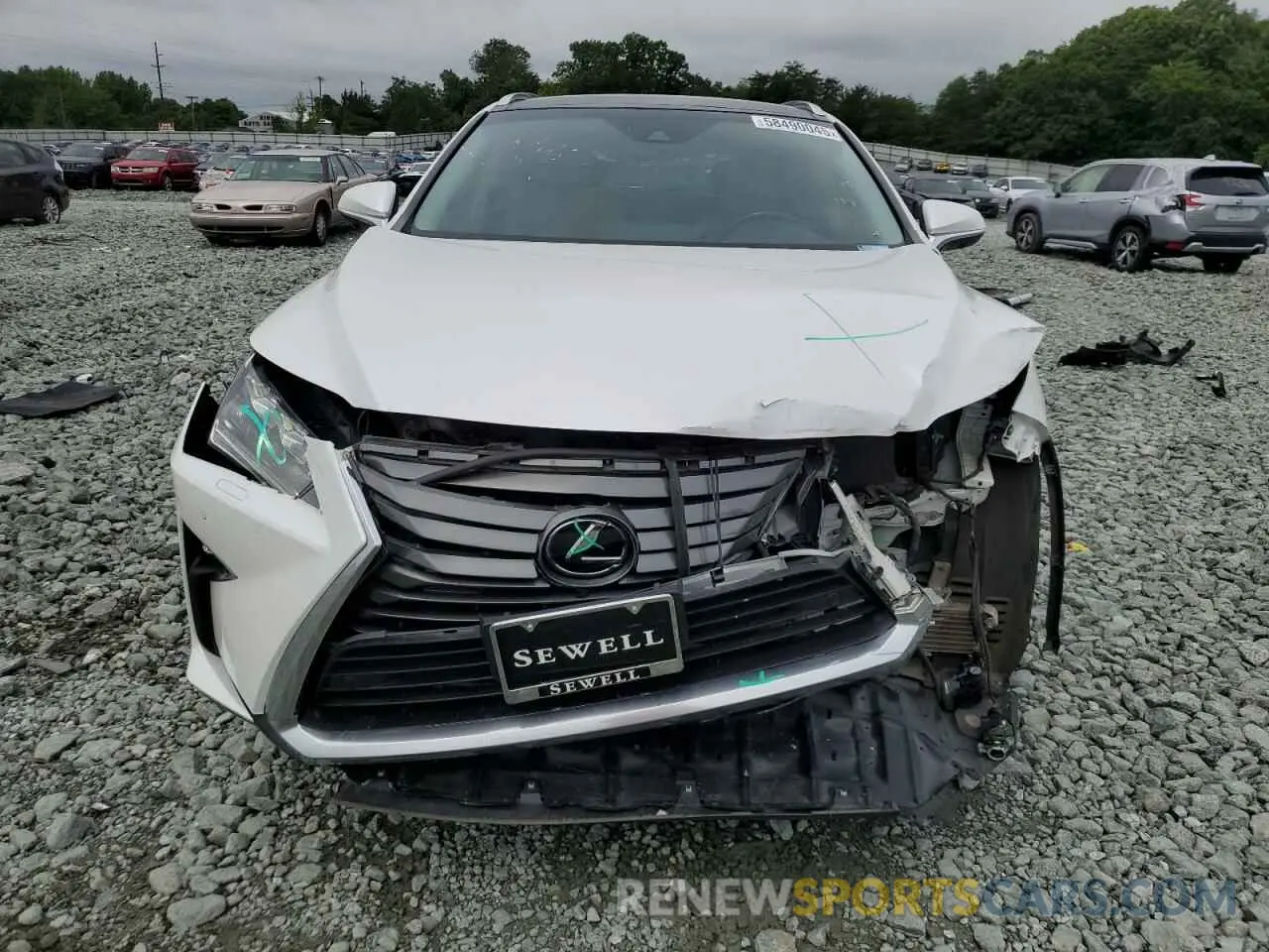 5 Photograph of a damaged car 2T2ZZMCA5KC126223 LEXUS RX350 2019
