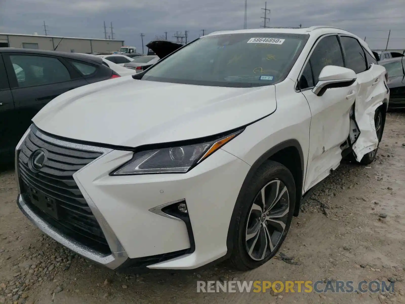 2 Photograph of a damaged car 2T2ZZMCA5KC128408 LEXUS RX350 2019