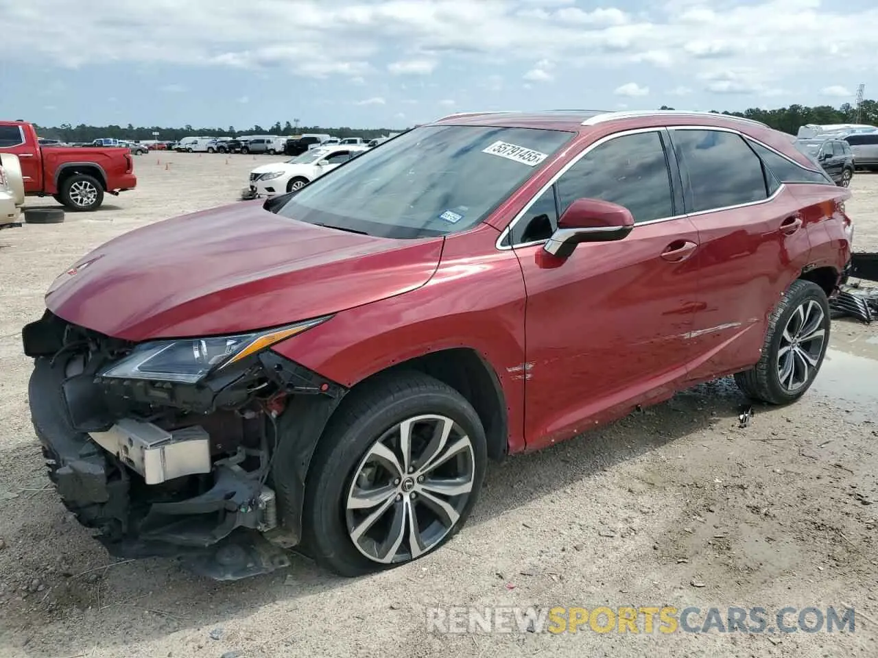 1 Photograph of a damaged car 2T2ZZMCA5KC136234 LEXUS RX350 2019