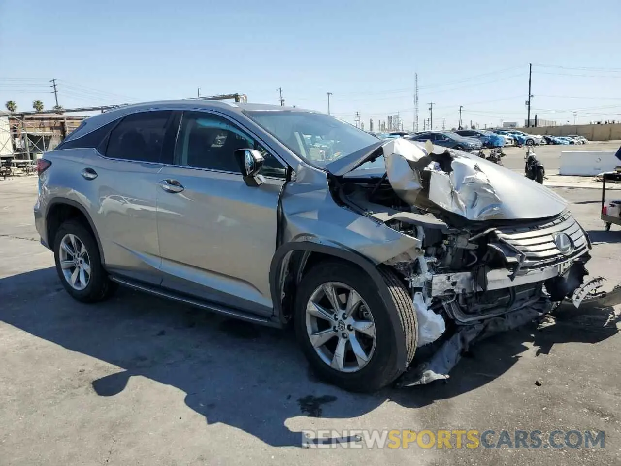 4 Photograph of a damaged car 2T2ZZMCA6KC119796 LEXUS RX350 2019