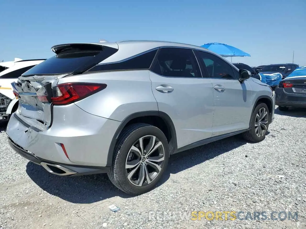 3 Photograph of a damaged car 2T2ZZMCA6KC123962 LEXUS RX350 2019