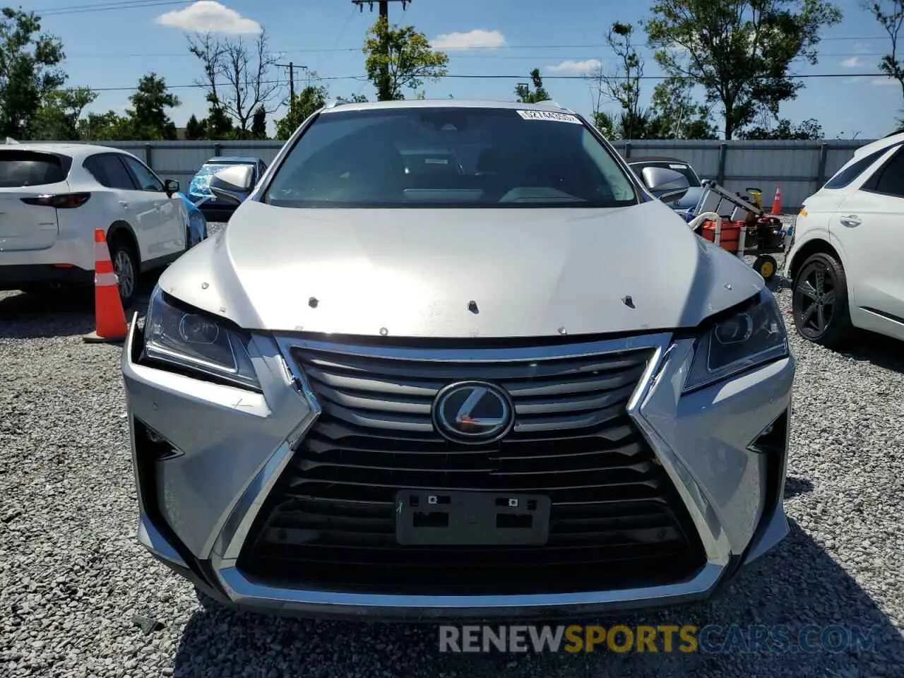 5 Photograph of a damaged car 2T2ZZMCA6KC123962 LEXUS RX350 2019