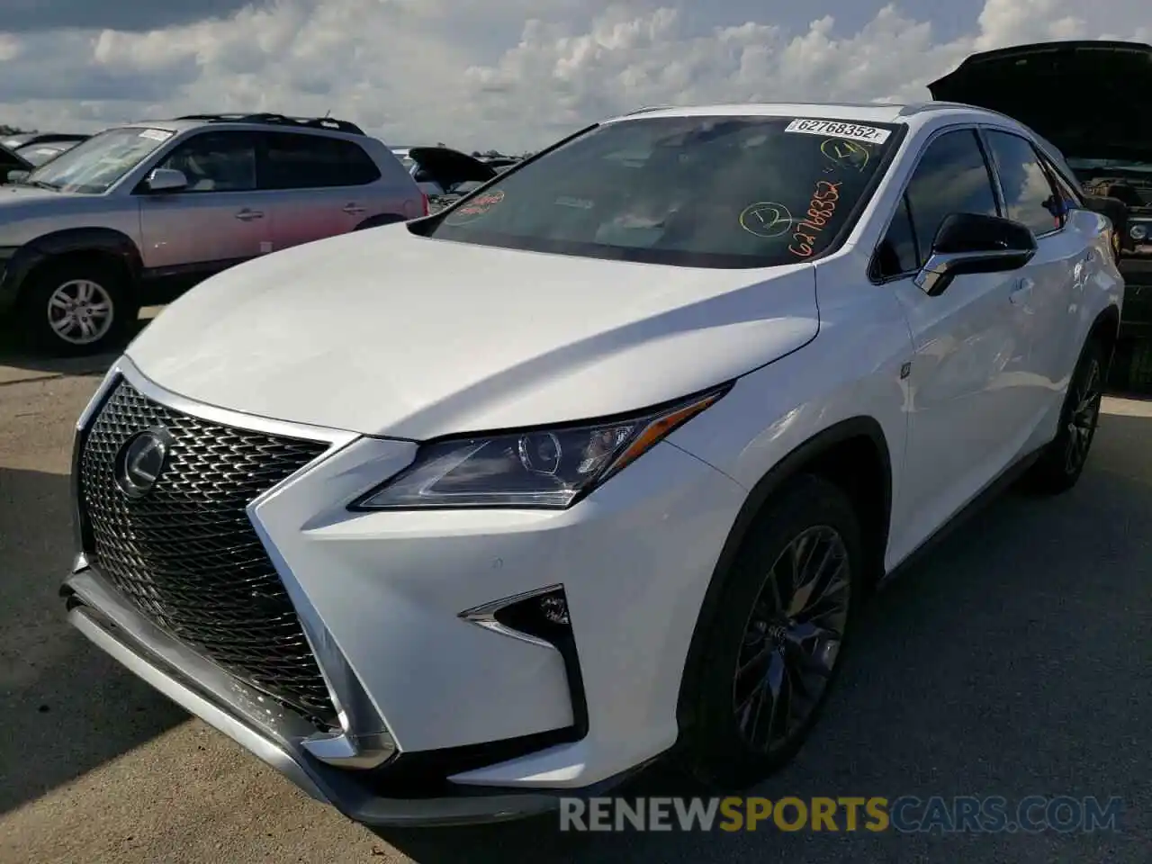 2 Photograph of a damaged car 2T2ZZMCA6KC128580 LEXUS RX350 2019