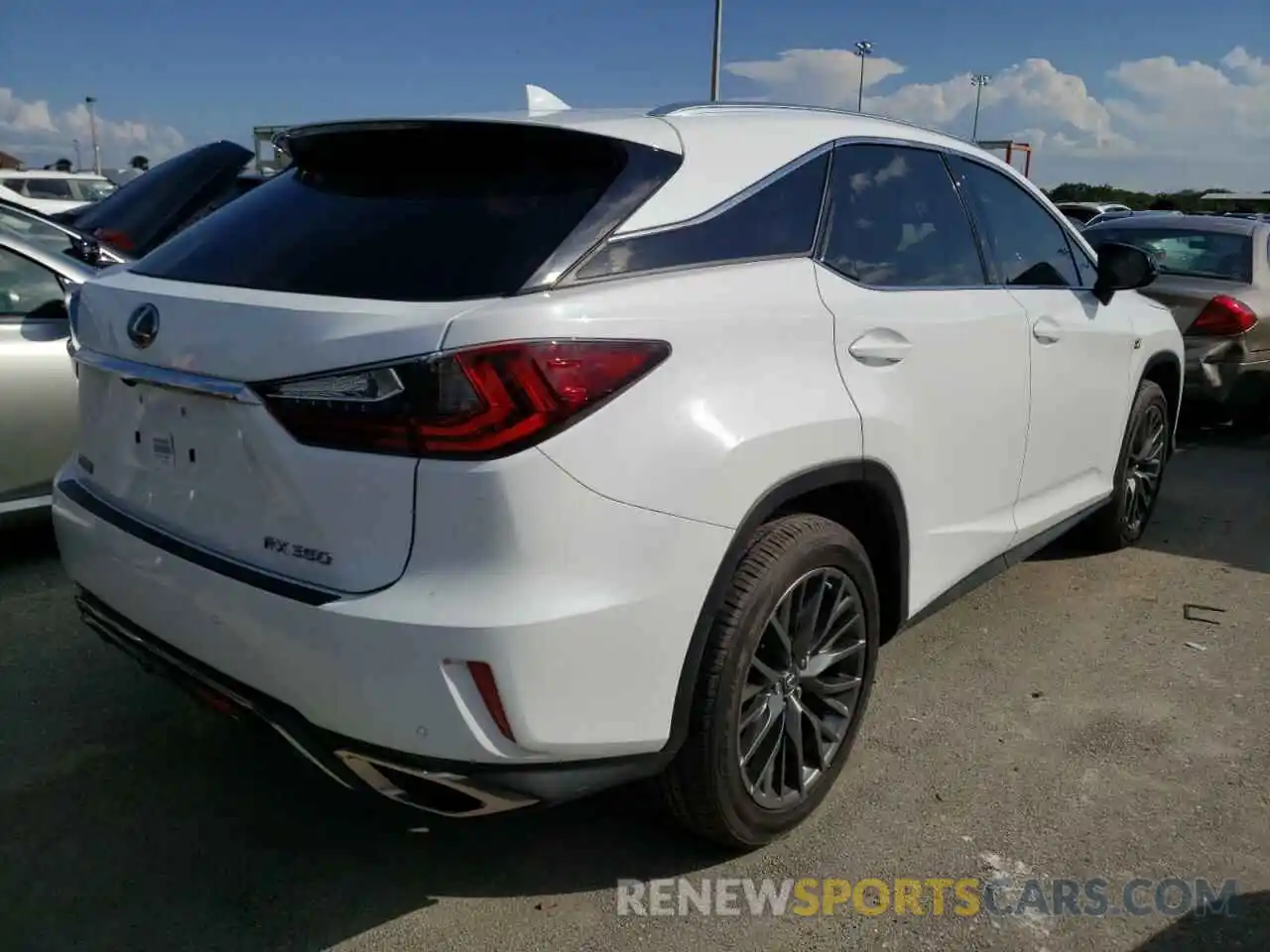 4 Photograph of a damaged car 2T2ZZMCA6KC128580 LEXUS RX350 2019