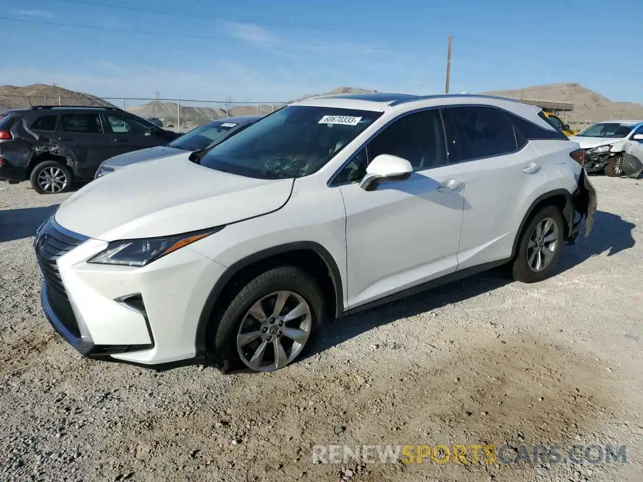 1 Photograph of a damaged car 2T2ZZMCA6KC150160 LEXUS RX350 2019