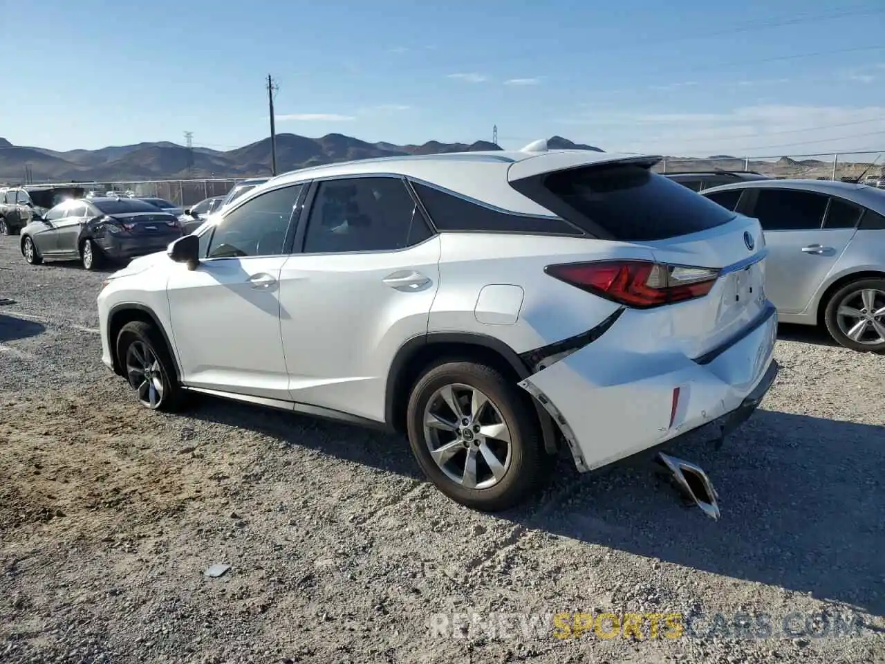 2 Photograph of a damaged car 2T2ZZMCA6KC150160 LEXUS RX350 2019