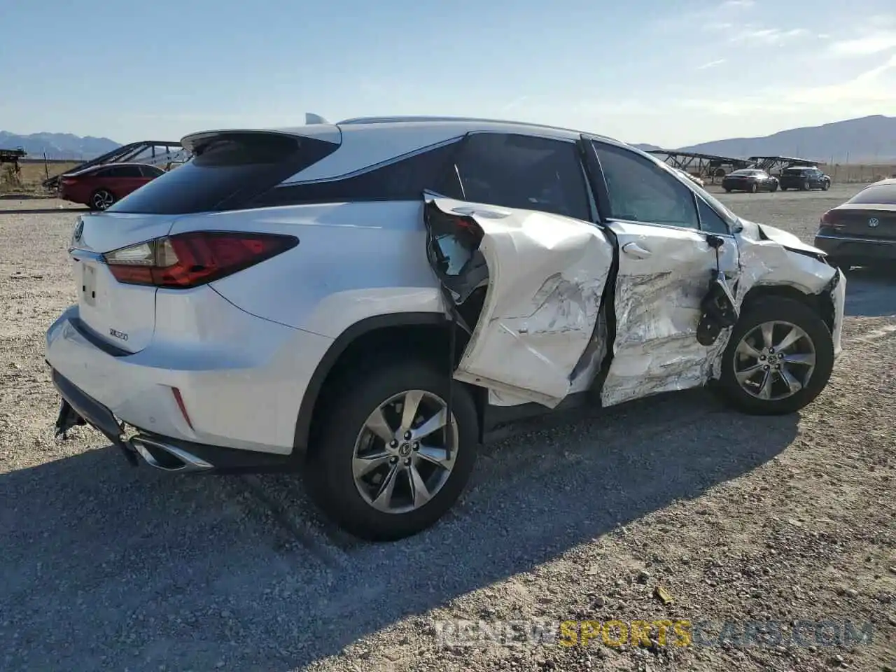 3 Photograph of a damaged car 2T2ZZMCA6KC150160 LEXUS RX350 2019