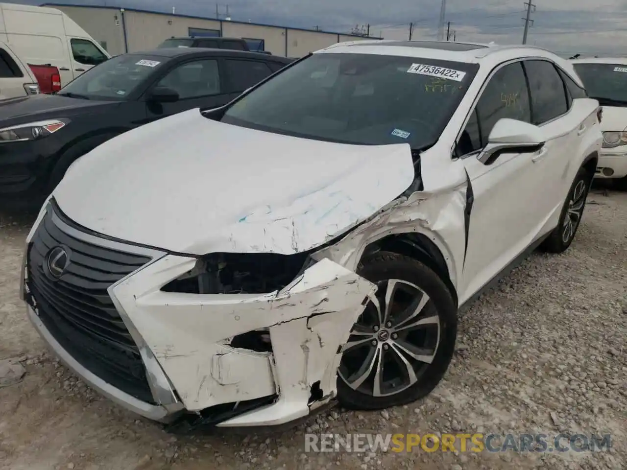 2 Photograph of a damaged car 2T2ZZMCA7KC117717 LEXUS RX350 2019