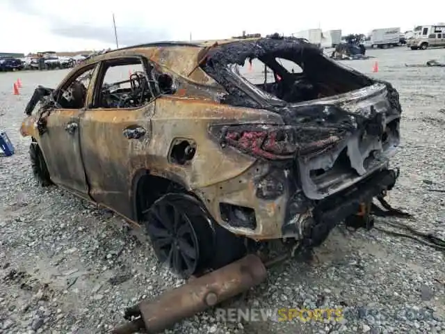 3 Photograph of a damaged car 2T2ZZMCA7KC127325 LEXUS RX350 2019