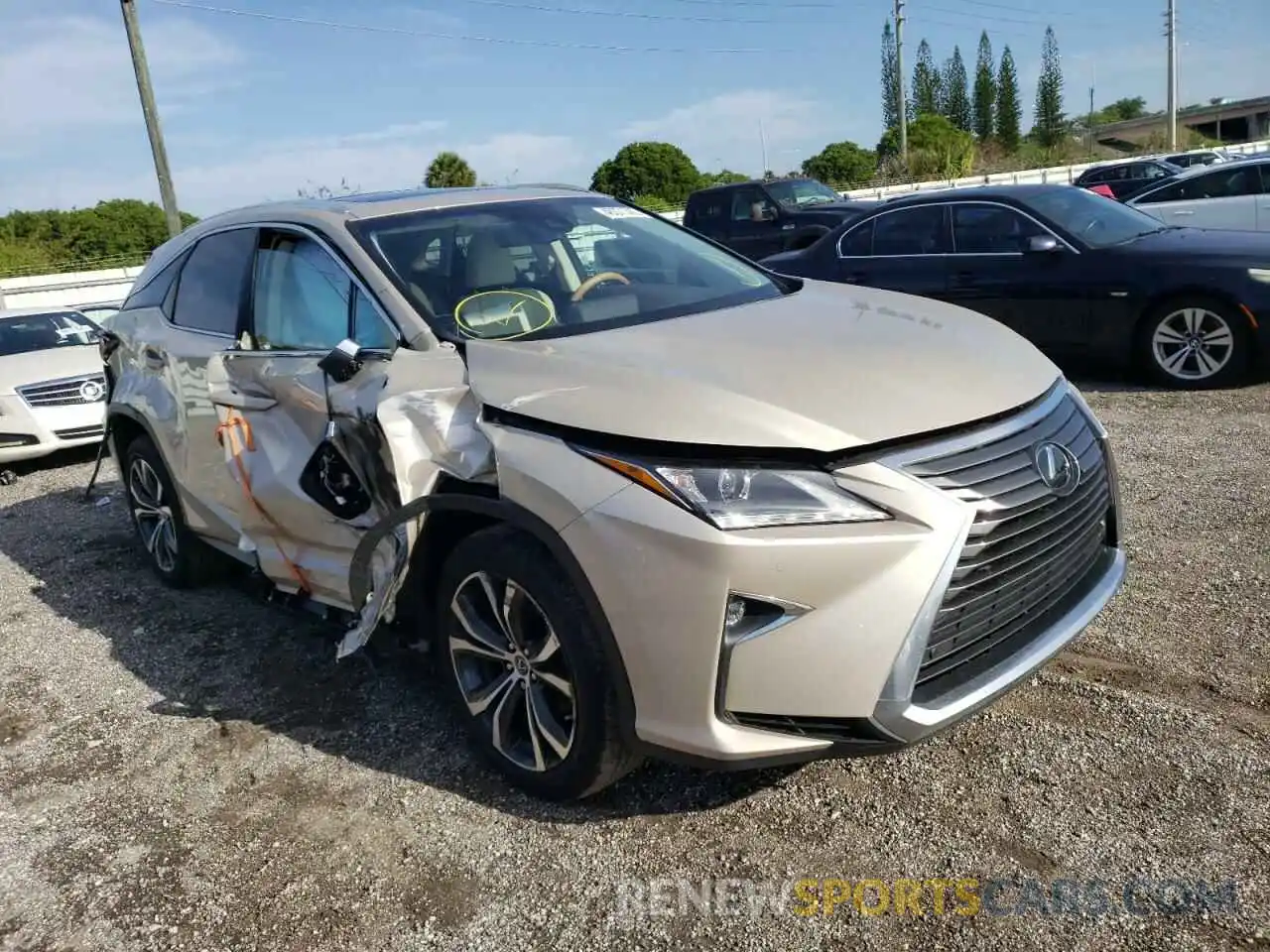 1 Photograph of a damaged car 2T2ZZMCA7KC130841 LEXUS RX350 2019