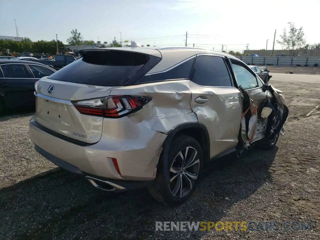 4 Photograph of a damaged car 2T2ZZMCA7KC130841 LEXUS RX350 2019