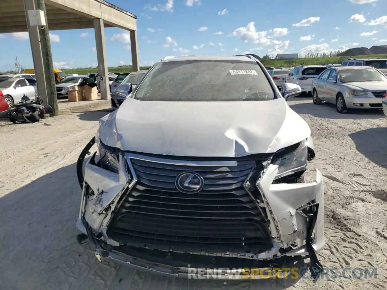 9 Photograph of a damaged car 2T2ZZMCA7KC132492 LEXUS RX350 2019