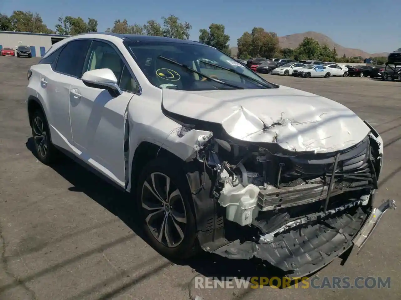 1 Photograph of a damaged car 2T2ZZMCA7KC135327 LEXUS RX350 2019