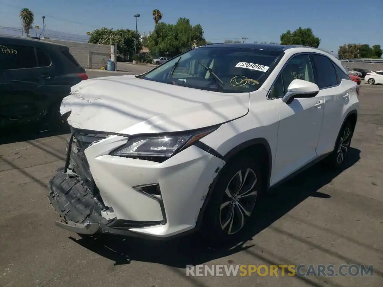 2 Photograph of a damaged car 2T2ZZMCA7KC135327 LEXUS RX350 2019