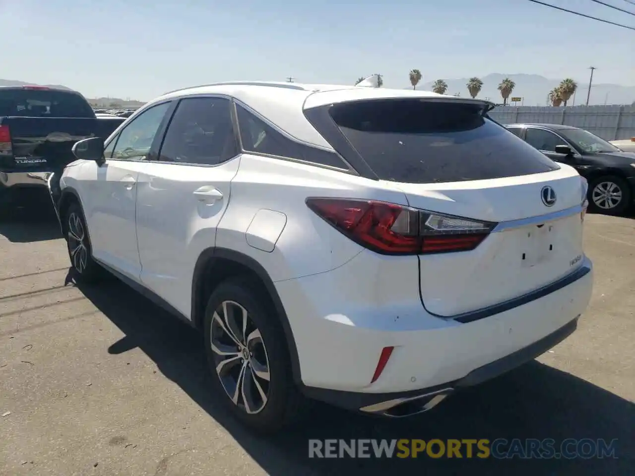 3 Photograph of a damaged car 2T2ZZMCA7KC135327 LEXUS RX350 2019