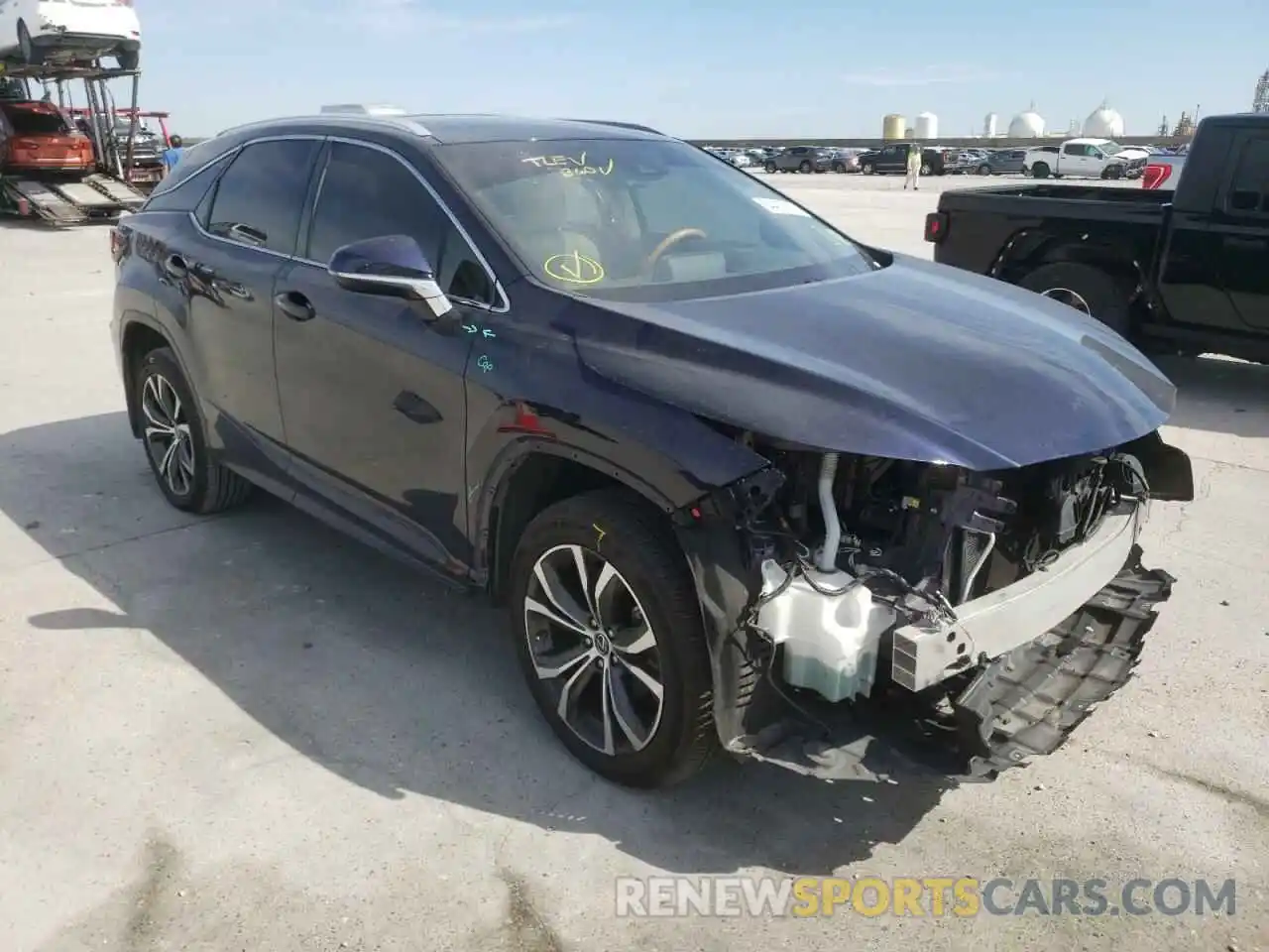 1 Photograph of a damaged car 2T2ZZMCA7KC136350 LEXUS RX350 2019