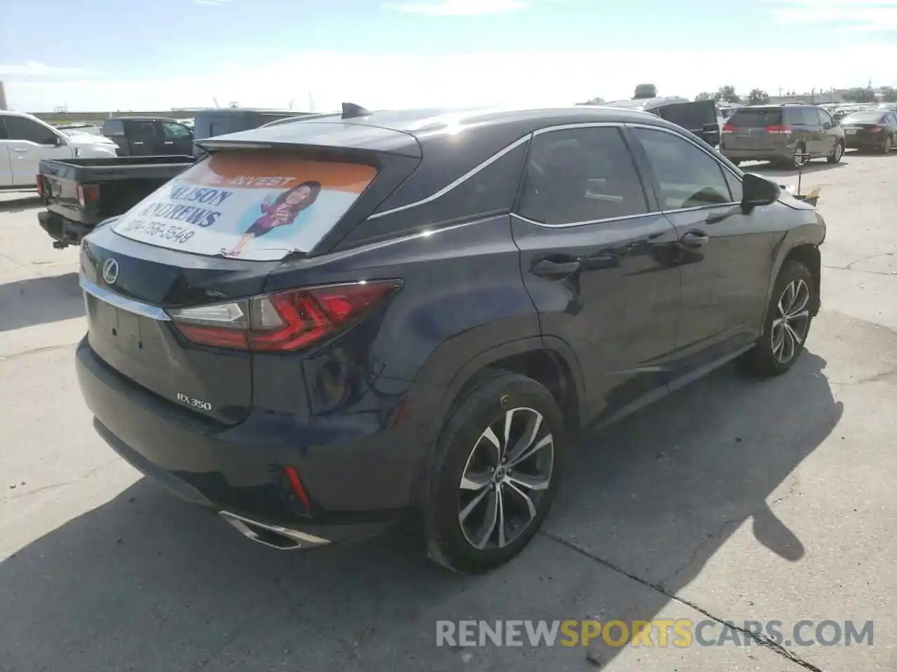 4 Photograph of a damaged car 2T2ZZMCA7KC136350 LEXUS RX350 2019