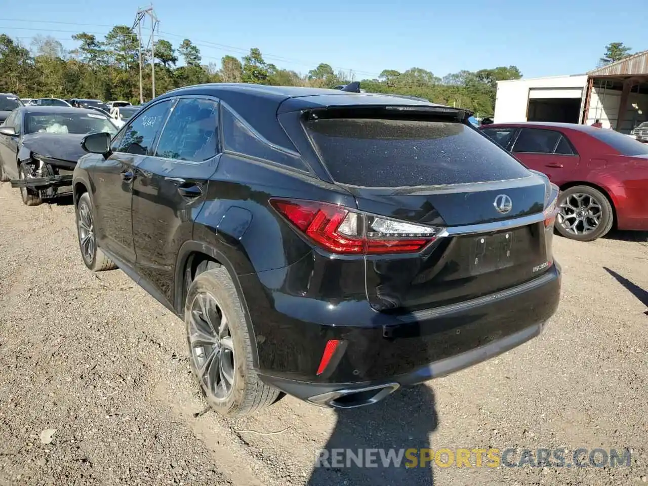 3 Photograph of a damaged car 2T2ZZMCA7KC136722 LEXUS RX350 2019